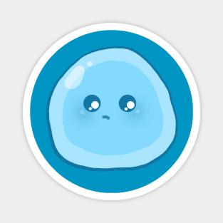 Cute Blue Slime Magnet